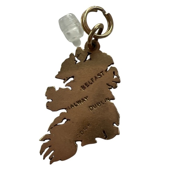 Vintage 9K Yellow Gold Dublin 1970s Charm Pendant for charm bracelet - Picture 1 of 8